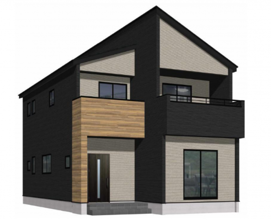 岡山市北区旭町、新築一戸建ての画像です