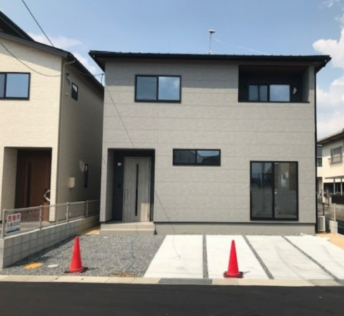 岡山市北区庭瀬、新築一戸建ての画像です
