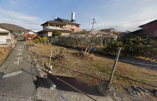 岡山市北区西辛川、土地の間取り画像です