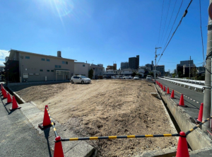 岡山市北区新屋敷町、土地の画像です