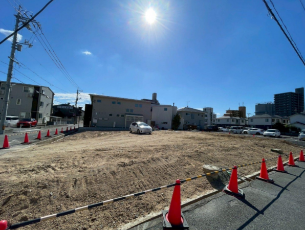 岡山市北区新屋敷町、土地の画像です