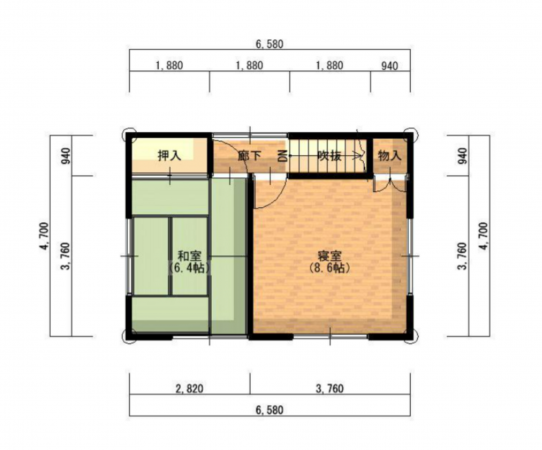 岡山市北区佐山、中古一戸建ての画像です