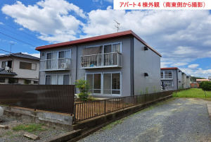 岡山市北区一宮、収益物件/アパートの間取り画像です