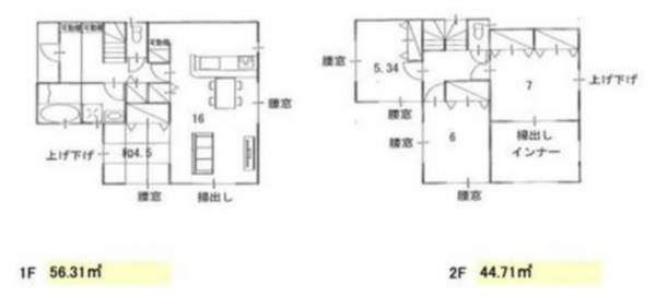 岡山市北区撫川、新築一戸建ての間取り画像です