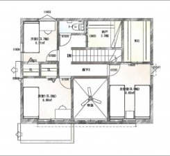 岡山市北区平田、新築一戸建ての画像です