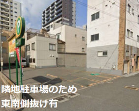 岡山市北区表町、土地の画像です