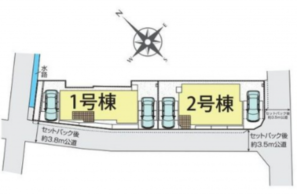 岡山市北区撫川、新築一戸建ての画像です