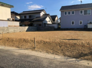 岡山市北区田益、土地の画像です
