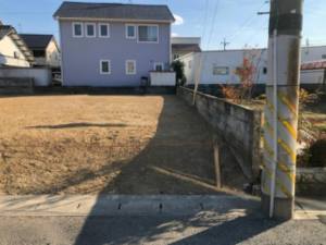 岡山市北区田益、土地の画像です