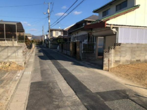 岡山市北区田益、土地の画像です