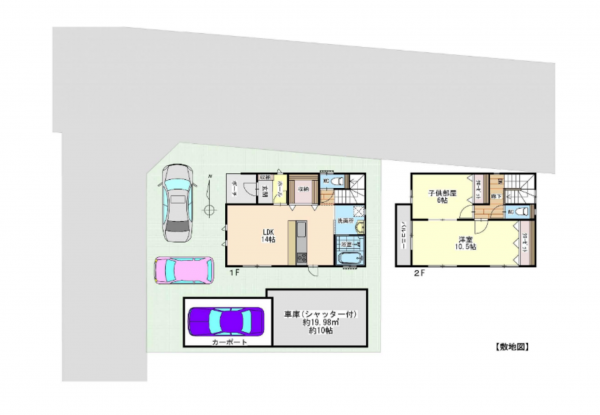 岡山市北区平田、中古一戸建ての画像です