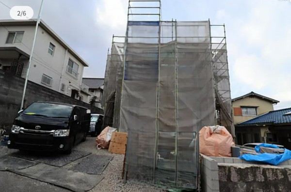 岡山市北区谷万成、新築一戸建ての画像です