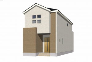 岡山市北区久米、新築一戸建ての画像です