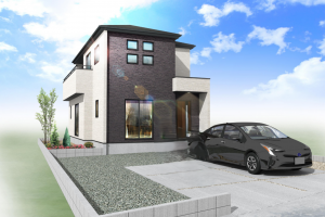 岡山市北区大安寺中町、新築一戸建ての画像です