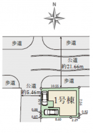 岡山市北区下伊福上町、新築一戸建ての画像です