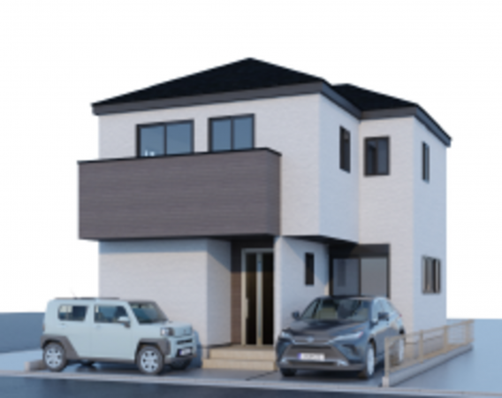 岡山市北区下伊福上町、新築一戸建ての画像です