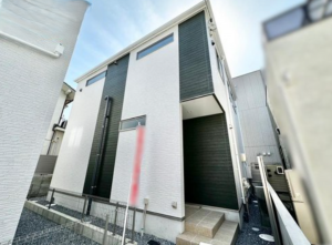 岡山市北区番町、新築一戸建ての画像です