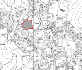 岡山市北区万成東町、土地の画像です