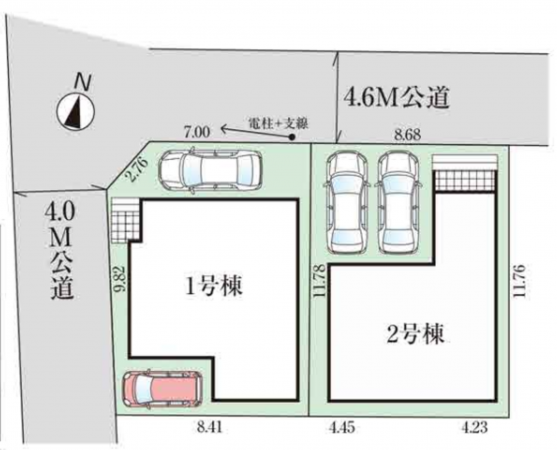 岡山市北区大元、新築一戸建ての画像です
