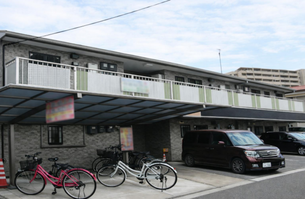岡山市北区鹿田本町、収益物件/アパートの間取り画像です