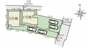 岡山市北区舟橋町、新築一戸建ての画像です