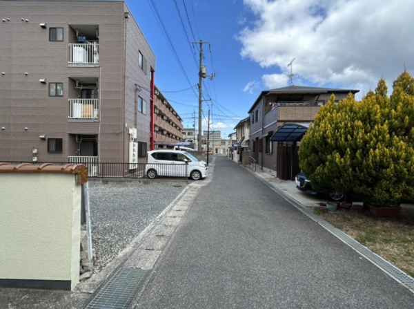 岡山市北区学南町、土地の画像です