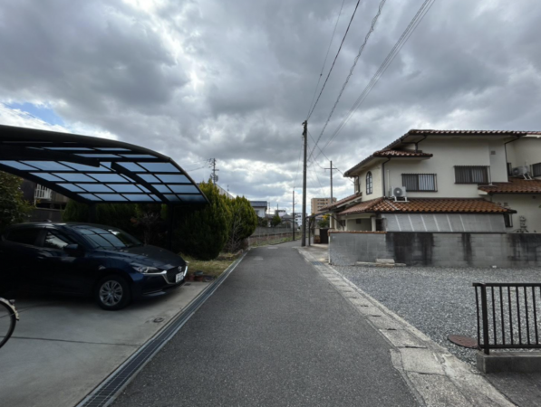 岡山市北区学南町、土地の画像です
