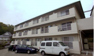岡山市北区伊島町、収益物件/マンションの間取り画像です