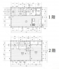 岡山市北区西辛川、中古一戸建ての間取り画像です