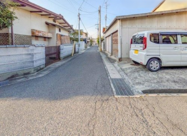 岡山市北区西崎、土地の画像です