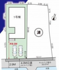 岡山市北区西辛川、新築一戸建ての画像です