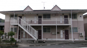 岡山市北区牟佐、収益物件/アパートの間取り画像です