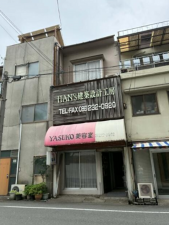 岡山市北区柳町、収益物件/店舗の間取り画像です