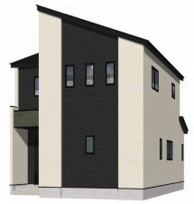 岡山市北区庭瀬、新築一戸建ての画像です