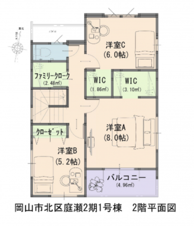 岡山市北区庭瀬、新築一戸建ての画像です
