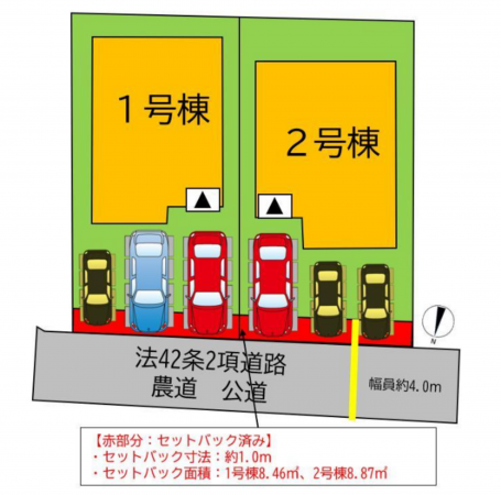 岡山市北区庭瀬、新築一戸建ての画像です