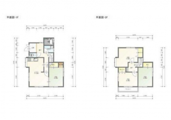 岡山市北区横井上、中古一戸建ての間取り画像です