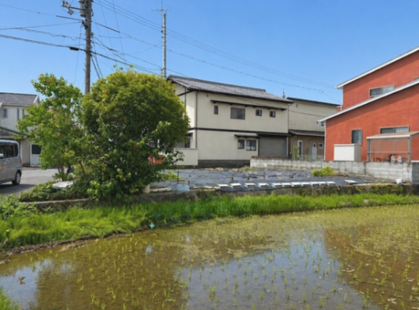 岡山市北区加茂、土地の画像です