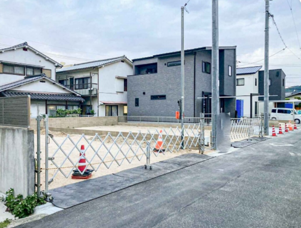 岡山市北区伊島町、新築一戸建ての画像です