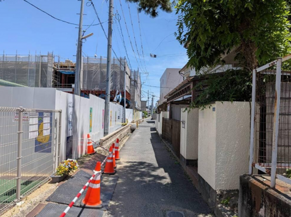 岡山市北区津島南、土地の画像です