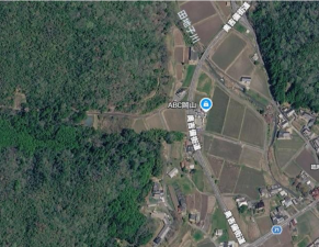 岡山市北区建部町富沢、土地の画像です