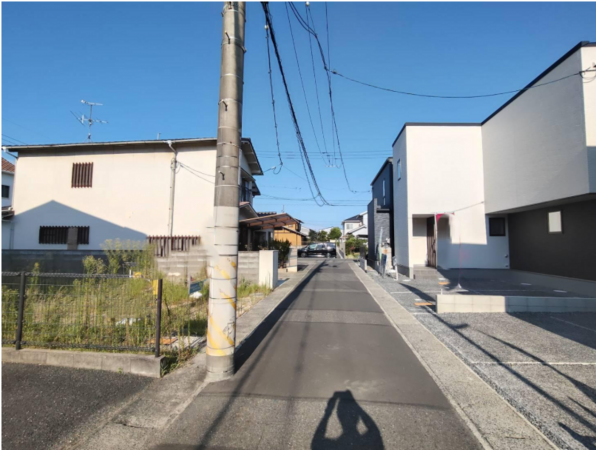 岡山市北区下中野、土地の画像です