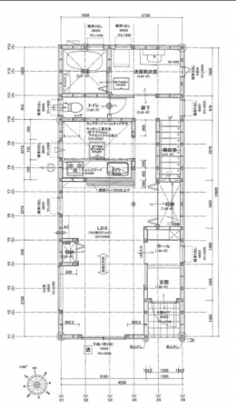 岡山市北区東古松南町、新築一戸建ての間取り画像です