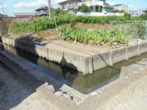 四日市市小古曽、土地の間取り画像です