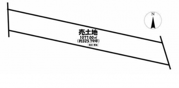 安城市和泉町、土地の間取り画像です