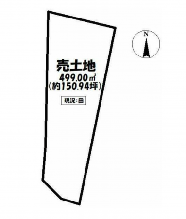 安城市小川町、土地の間取り画像です