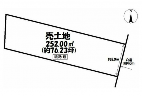 安城市和泉町、土地の画像です