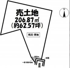 安城市新田町、土地の画像です