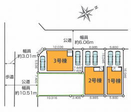 安城市今本町、新築一戸建ての画像です