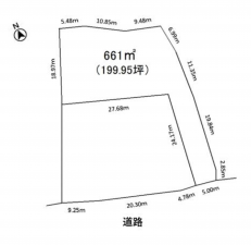 安城市箕輪町、土地の画像です